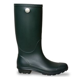 UGG• Shelby • Matte Olive Green • Rain Boots • 8